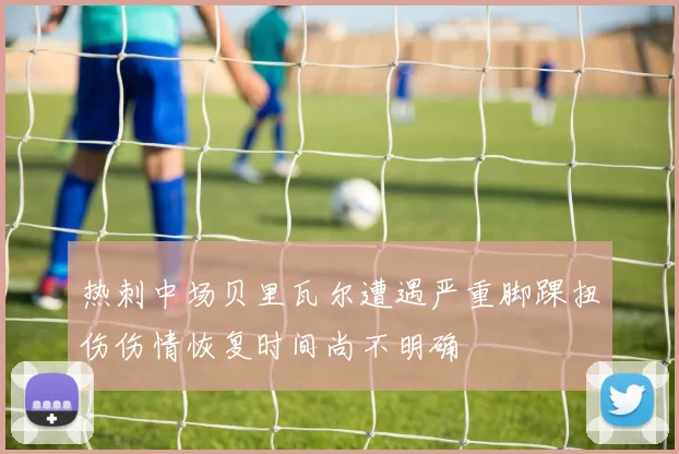 热刺中场贝里瓦尔遭遇严重脚踝扭伤伤情恢复时间尚不明确